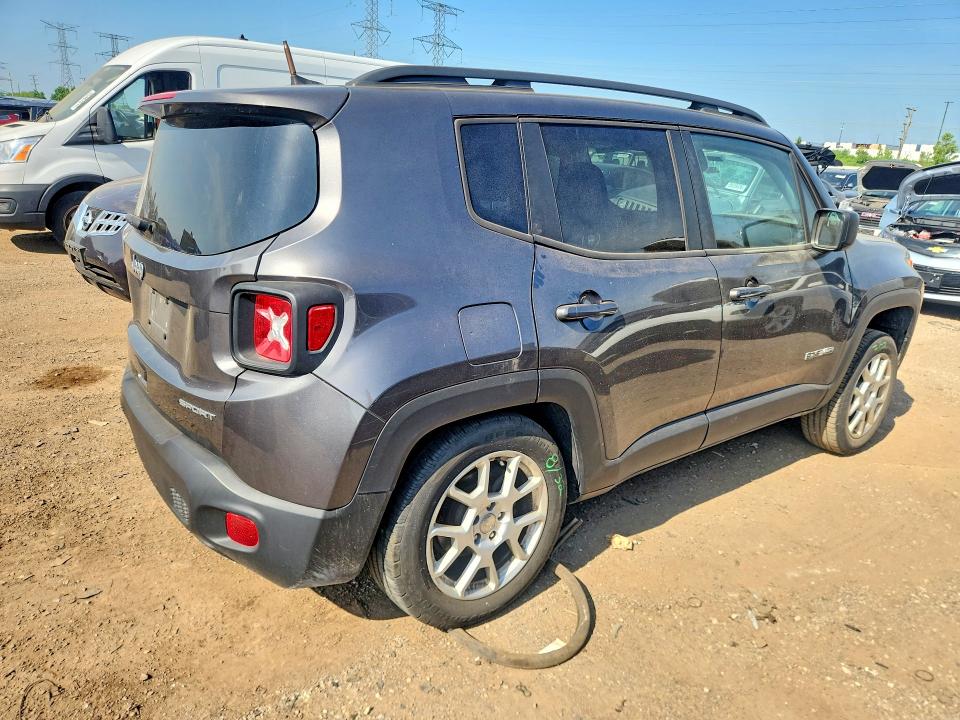 2019 Jeep VIN ZACNJBAB4KPJ92421 COPART salvage auction — REAR END, Il - Salvage Certificate, sold $250 on 2026-07-28 (photo 3)