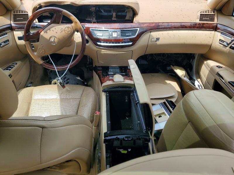 2010 Mercedes-benz S-klasse VIN WDDNG7BB7AA356813 COPART salvage auction — WATER/FLOOD, Nj - Cert Of Title-Salvage Flood, sold $950 on 2026-08-10 (photo 8)