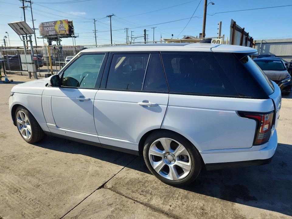 2019 Land rover RANGE ROVER VIN SALGS2RE4KA531081 COPART salvage auction — FRONT END, Ca - Salvage Certificate, sold $17,700 on 2026-07-29 (photo 2)