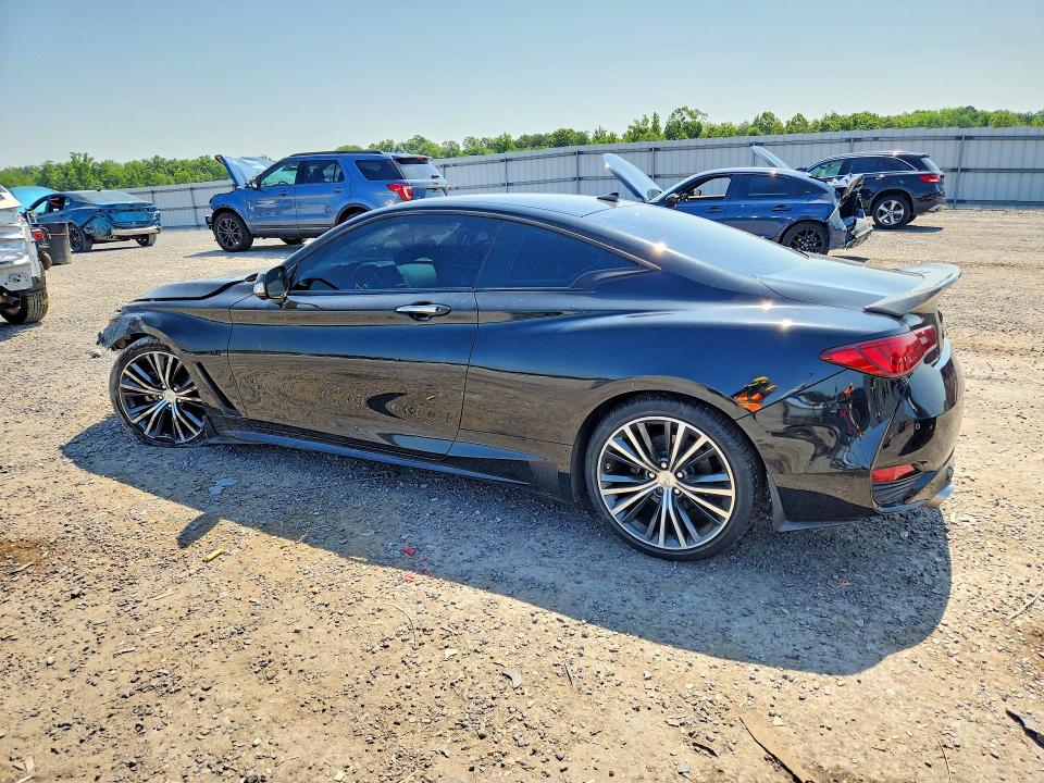 2018 Infiniti Q60 VIN JN1EV7EK7JM341810 COPART salvage auction — FRONT END, VA - CERT OF TITLE - SALVAGE, sold $2,550 on 2026-07-29 (photo 2)
