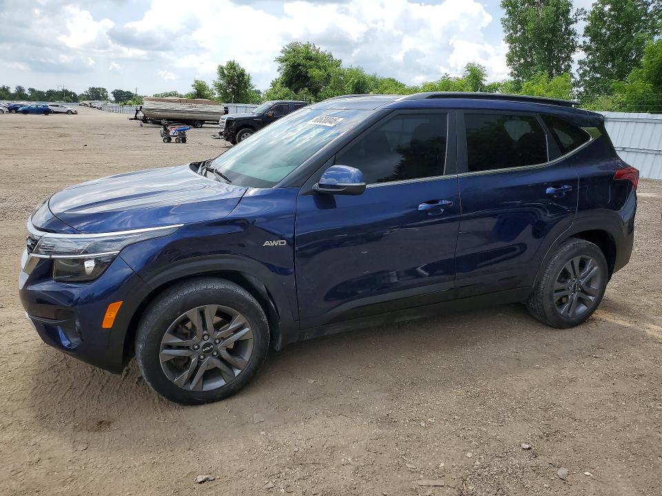 2023 Kia Seltos VIN KNDEUCAA0P7369784 COPART salvage auction — FRONT END, ON - PERMIT NO BRAND - UNFIT, sold $3,850 on 2026-07-23 (photo 1)