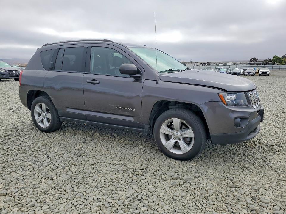 2016 Jeep Compass VIN 1C4NJDBB9GD506261 COPART salvage auction — SIDE, Ca - Salvage Certificate, sold $600 on 2026-07-30 (photo 4)
