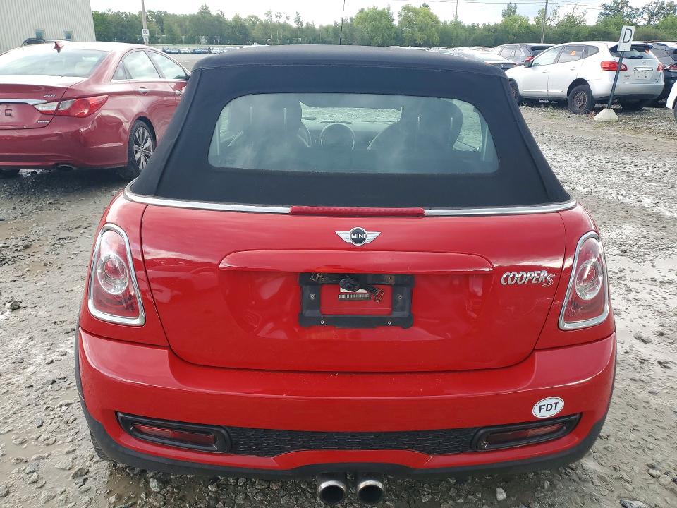 2015 Mini Cooper VIN WMWZP3C58FT708593 COPART salvage auction — FRONT END, Ma - Cert Of Title-Reconstrctd Coll, sold $750 on 2026-08-06 (photo 6)