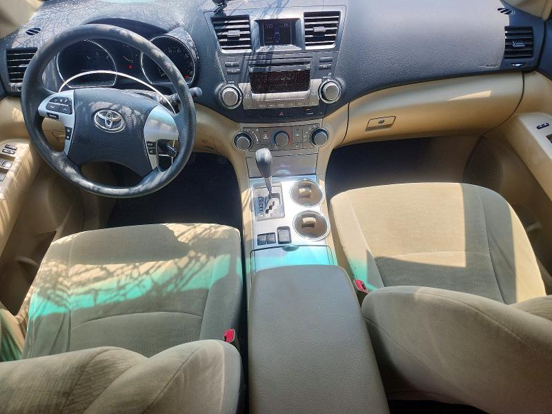 2012 Toyota Highlander VIN JTEBC3EH1C2009911 COPART salvage auction — FRONT END, CT - CERTIFICATE OF TITLE, sold $450 on 2026-07-28 (photo 8)