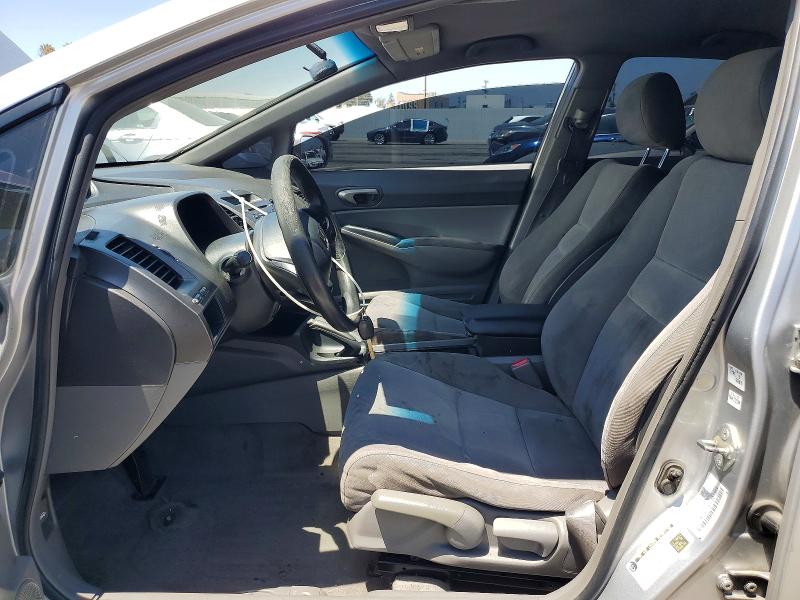 2008 Honda Civic VIN JHMFA165X8S001963 COPART salvage auction — REAR END, Ca - Salvage Certificate, sold $700 on 2026-07-28 (photo 7)