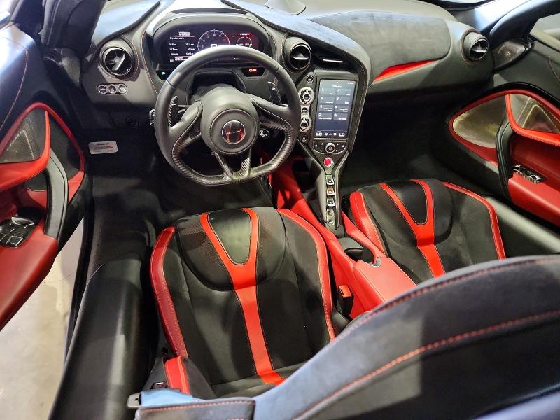 2018 Mclaren 720s VIN SBM14DCA3JW002108 COPART salvage auction — ROOF, Fl - Cert Of Title W/Slvg History, sold $55,500 on 2026-07-29 (photo 8)
