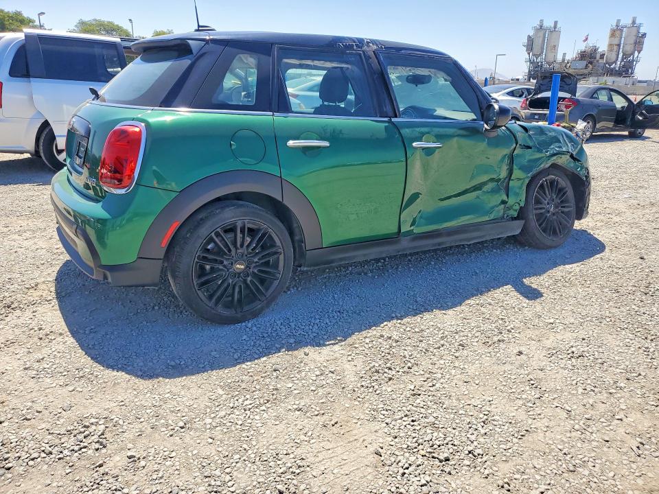 2022 Mini Cooper VIN WMW33DK08N2R94303 COPART salvage auction — SIDE, Ca - Salvage Certificate, sold $2,750 on 2026-07-17 (photo 3)