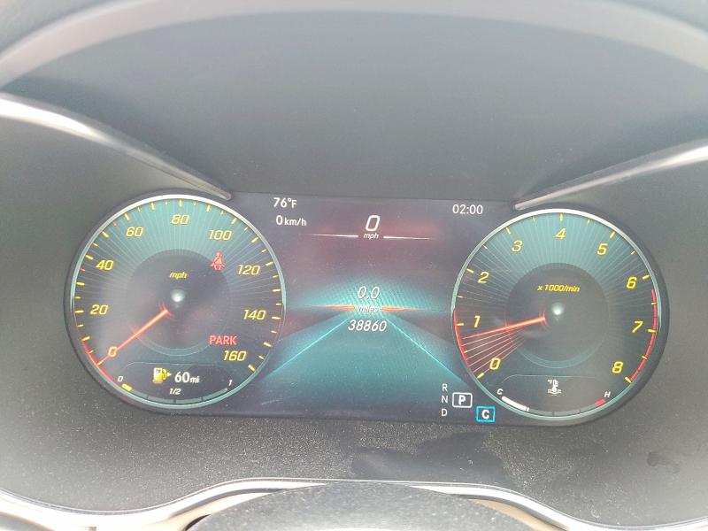 2021 Mercedes-benz C class VIN W1KWF8EB0MR652660 COPART salvage auction — MINOR DENT/SCRATCHES, Ct - Certificate Of Title, sold $15,200 on 2026-07-30 (photo 9)