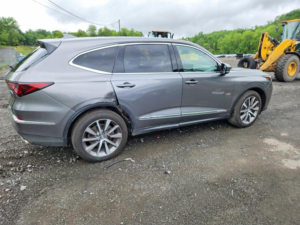 2025 Acura Mdx VIN 5J8YE1H43SL025804 COPART salvage auction — REAR END, Nj - Cert Of Title-Salvage, sold $21,300 on 2026-07-27 (photo 3)