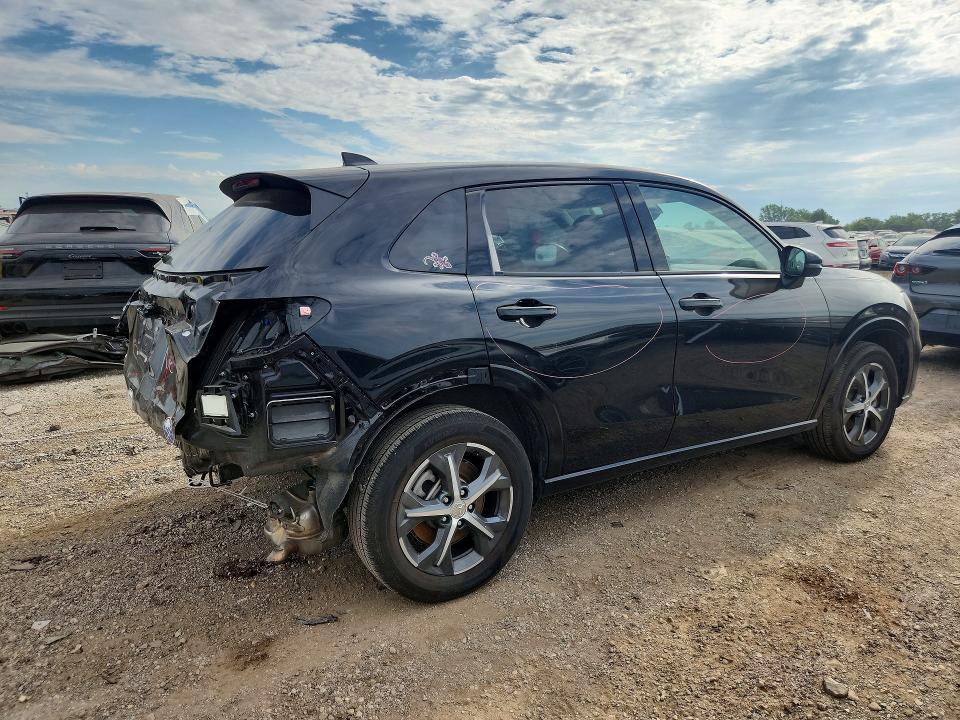 2024 Honda Hr-v VIN 3CZRZ2H7XRM724373 COPART salvage auction — REAR END, Il - Salvage Certificate, sold $9,700 on 2026-08-25 (photo 3)