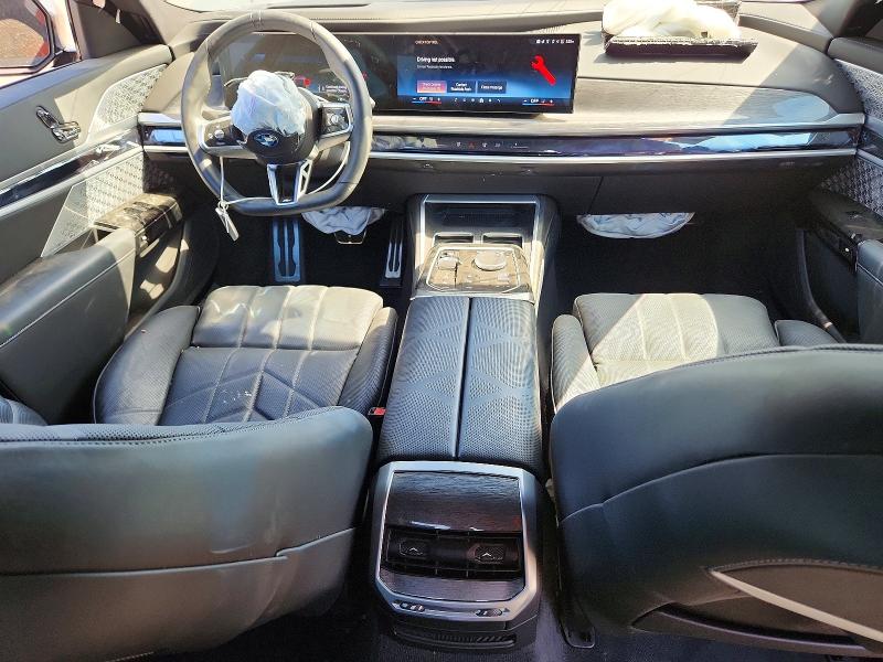 2023 BMW I7 VIN WBY53EJ09PCN55206 COPART salvage auction — FRAME DAMAGE, Ca - Salvage Certificate, sold $22,800 on 2026-08-06 (photo 8)