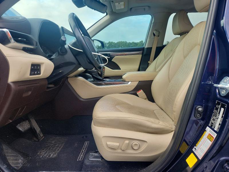 2021 Toyota Highlander VIN 5TDDBRCH0MS528075 COPART salvage auction — FRONT END, GA - CERT OF TITLE-SALVAGE, sold $21,800 on 2026-08-25 (photo 7)