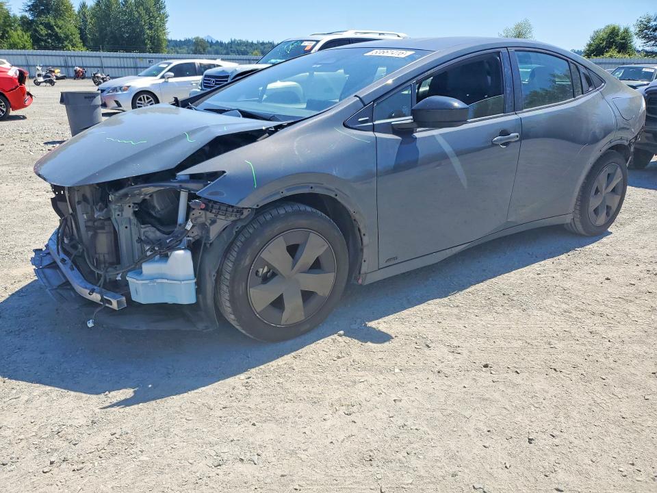 2023 Toyota Prius VIN JTDADABU1P3005537 COPART salvage auction — FRONT END, Salvage Title, sold $2,250 on 2026-07-27 (photo 1)