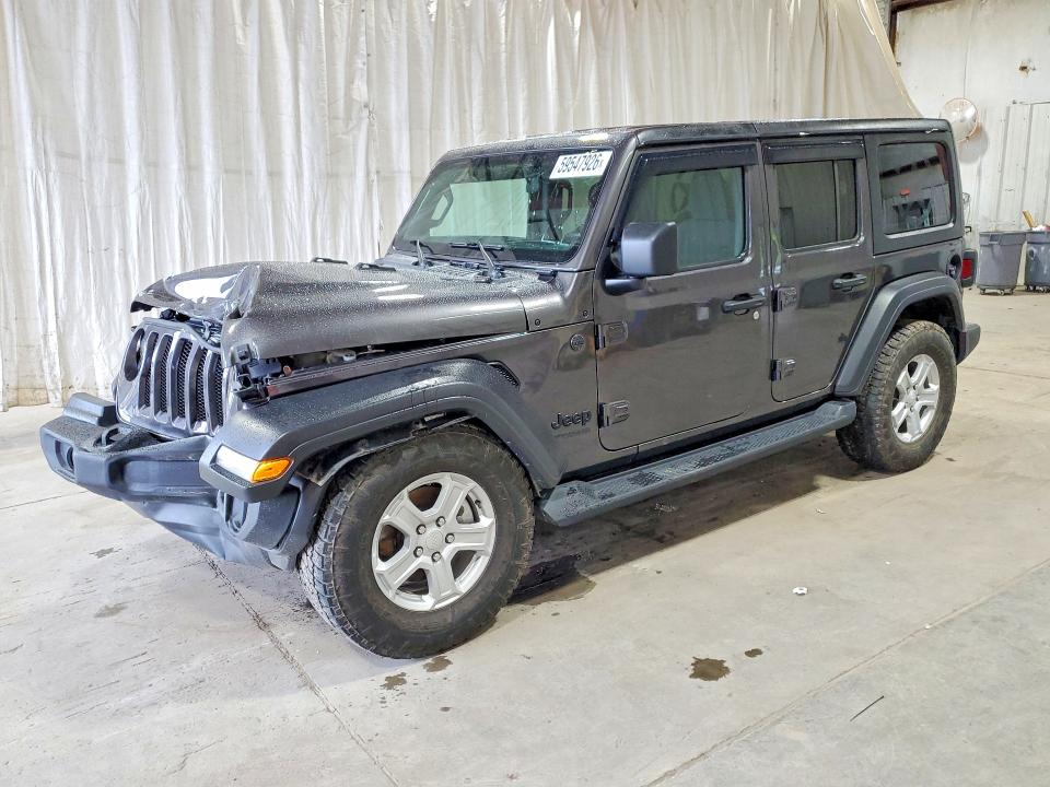 2022 Jeep Wrangler unlimited VIN 1C4HJXDG2NW199377 — COPART salvage auction photo
