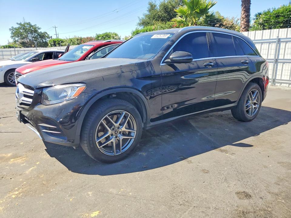 2019 Mercedes-benz Glc class VIN WDC0G4JBXKV147476 COPART salvage auction — REAR END, CA - SALVAGE CERTIFICATE, sold $6,800 on 2026-08-11 (photo 1)