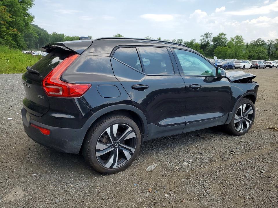 2024 Volvo Xc40 VIN YV4L12UM8R2379914 COPART salvage auction — FRONT END, Ny - Mv-907A Salvage Certificate, sold $7,500 on 2026-08-12 (photo 3)