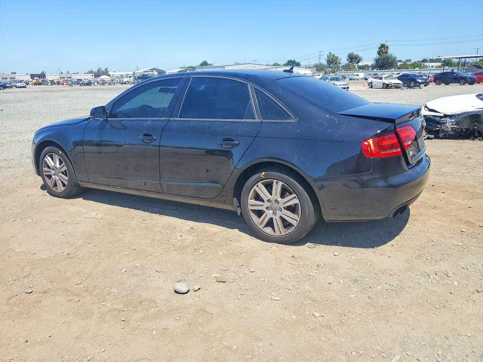 2011 Audi A4 VIN WAUAFAFL8BN036645 COPART salvage auction — FRONT END, CA - SALVAGE CERTIFICATE, sold $1,200 on 2026-07-31 (photo 2)