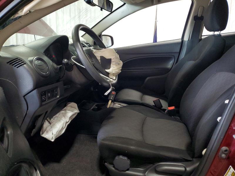 2024 Mitsubishi Mirage VIN ML32AUHJ8RH028365 COPART salvage auction — FRONT END, Fl - Certificate Of Destruction (P), sold $175 on 2026-07-22 (photo 7)