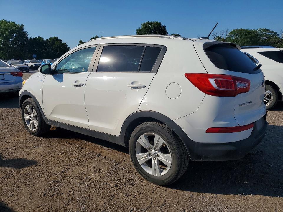 2013 Kia Sportage VIN KNDPBCA20D7535093 COPART salvage auction — HAIL, Ia - Certificate Of Title, sold $1,800 on 2026-07-17 (photo 2)