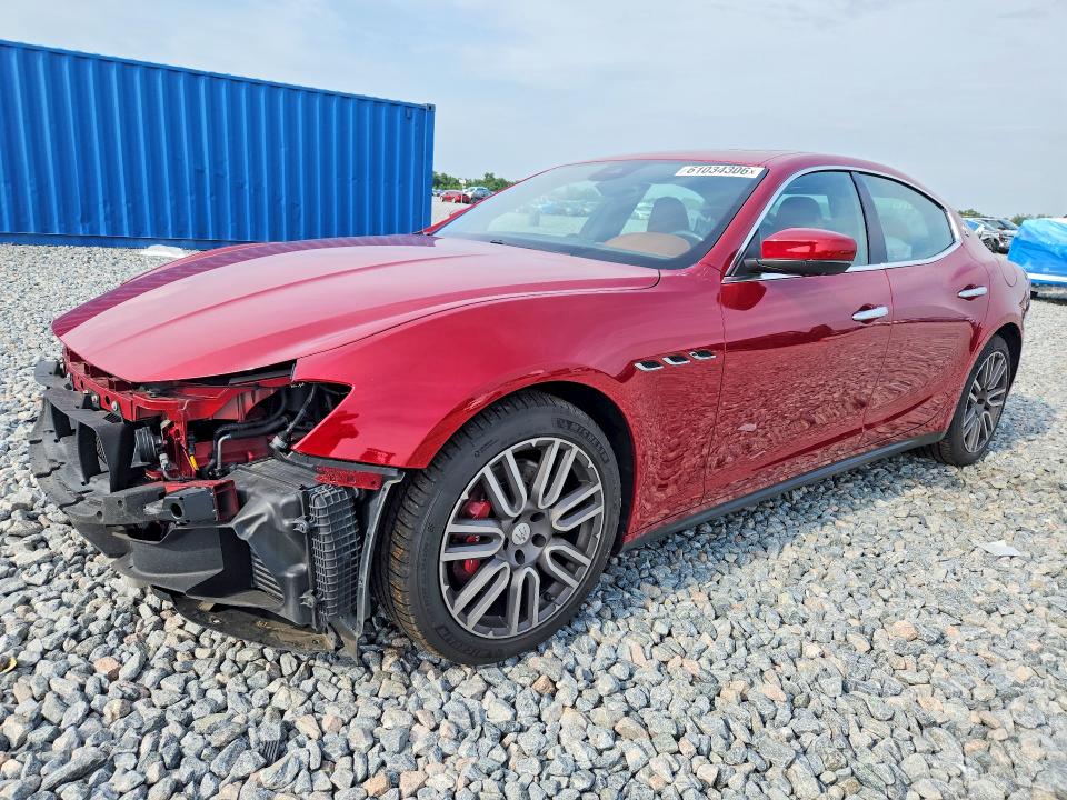 2017 Maserati Ghibli VIN ZAM57RSS0H1248710 — COPART salvage auction photo