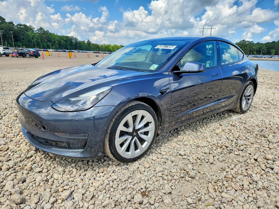 2022 Tesla Model 3 VIN 5YJ3E1EA5NF188089 COPART salvage auction — MECHANICAL, Fl - Certificate Of Title, sold $5,500 on 2026-07-15 (photo 1)