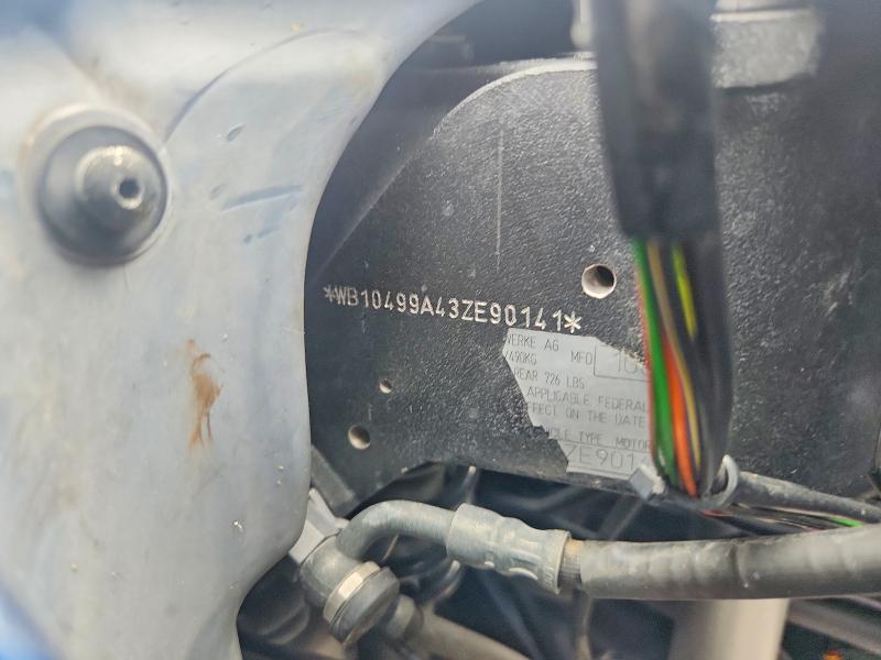 2003 BMW R VIN WB10499A43ZE90141 COPART salvage auction — FRONT END, Il - Salvage Certificate, sold $125 on 2026-08-27 (photo 9)