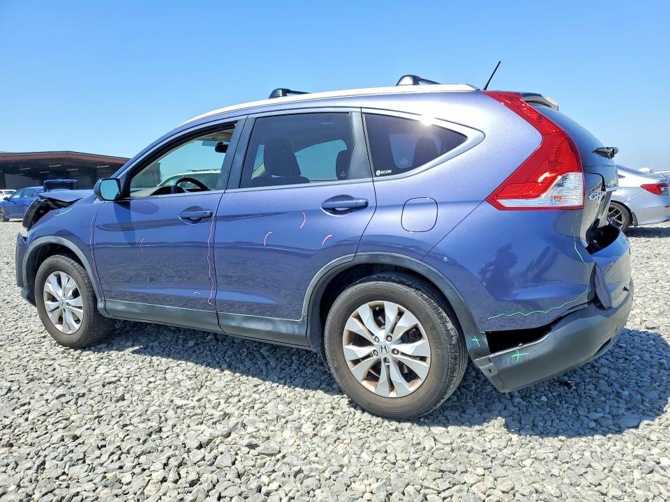 2012 Honda Cr-v VIN JHLRM4H55CC011309 COPART salvage auction — FRONT END, Ca - Salvage Certificate, sold $2,350 on 2026-07-16 (photo 2)