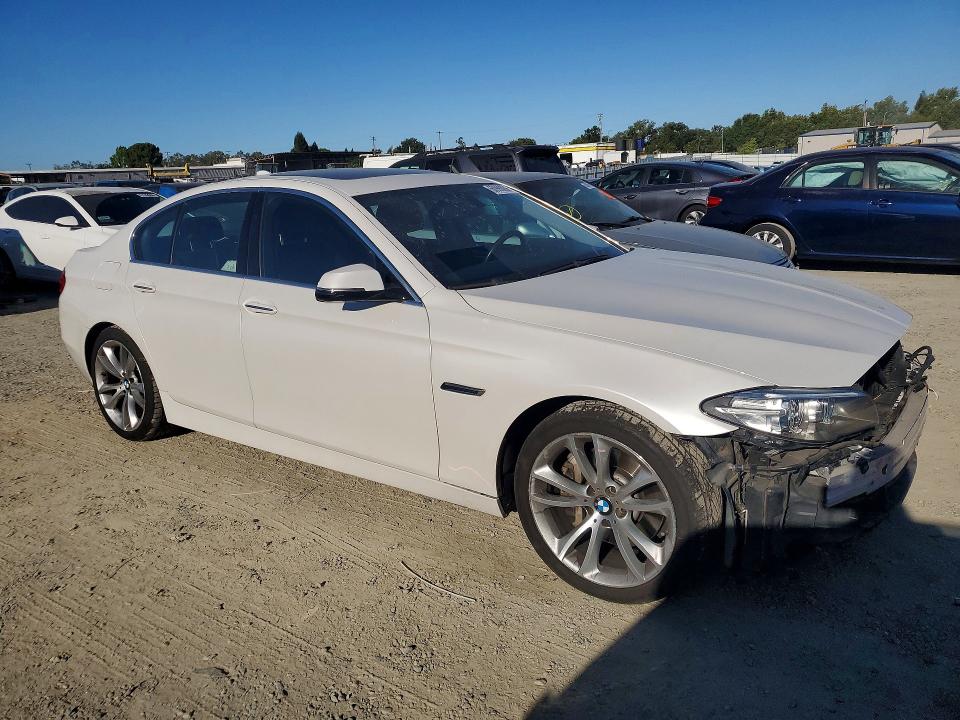 2014 BMW 5er VIN WBAFV3C51ED684820 COPART salvage auction — FRONT END, CA - SALVAGE CERTIFICATE, sold $4,150 on 2026-07-23 (photo 4)