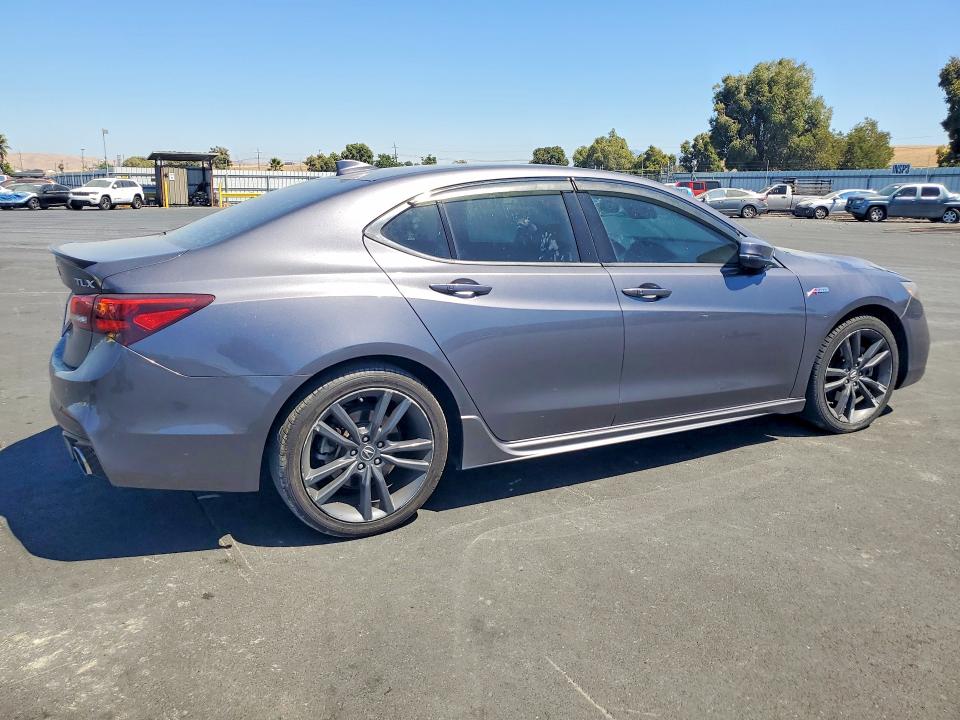 2018 Acura Tlx VIN 19UUB2F68JA002451 COPART salvage auction — VANDALISM, Ca - Certificate Of Title, sold $14,400 on 2026-08-24 (photo 3)