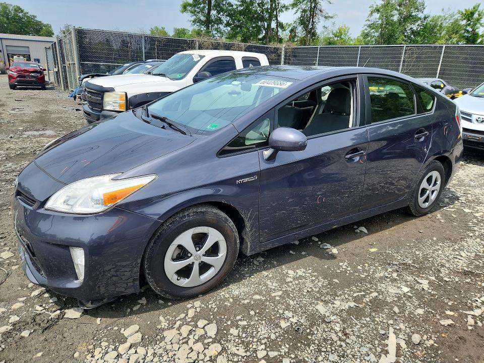 2013 Toyota Prius VIN JTDKN3DU1D1713286 COPART salvage auction — FRONT END, Md - Cert Of Salvage < 75% Damage, sold $5,700 on 2026-07-28 (photo 1)