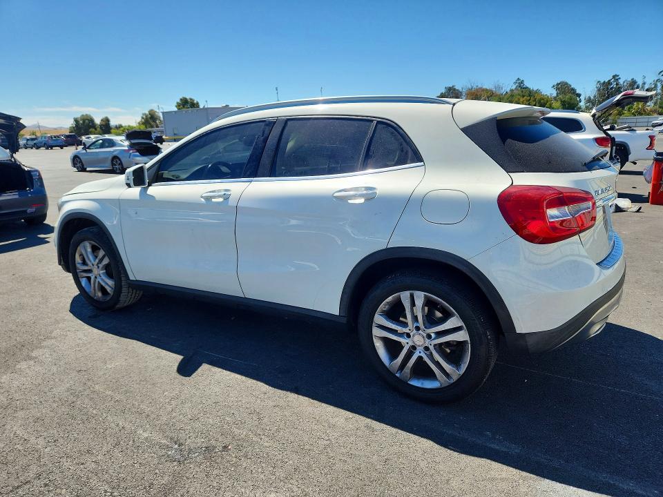 2016 Mercedes-benz Gla-klasse VIN WDCTG4GB1GJ218213 COPART salvage auction — FRONT END, Salvage Title, sold $1,800 on 2026-08-19 (photo 2)