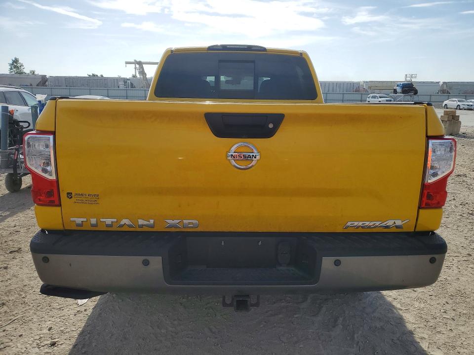 2017 Nissan TITAN VIN 1N6BA1F4XHN553949 COPART salvage auction — HAIL, Mi - Certificate Of Title (P), sold $9,300 on 2026-07-28 (photo 6)
