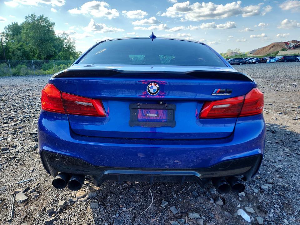2019 BMW M5 VIN WBSJF0C59KB446979 COPART salvage auction — FRONT END, Ny - Mv-907A Salvage Certificate, sold $9,500 on 2026-08-04 (photo 6)