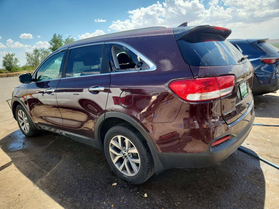 2018 Kia Sorento VIN 5XYPGDA30JG413154 COPART salvage auction — REAR END, Nm - Certificate Of Title, sold $200 on 2026-07-28 (photo 2)