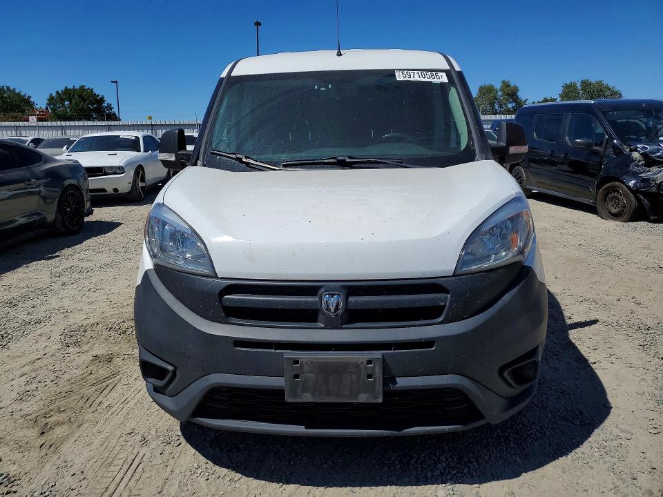 2018 Ram Promaster city VIN ZFBERFAB0J6K01445 COPART salvage auction — REAR END, Ca - Salvage Certificate, sold $1,500 on 2026-08-18 (photo 5)