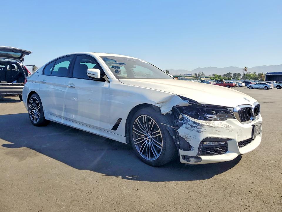 2018 BMW 5er VIN WBAJA9C50JB252749 COPART salvage auction — FRONT END, Ca - Salvage Certificate, sold $9,500 on 2026-08-03 (photo 4)