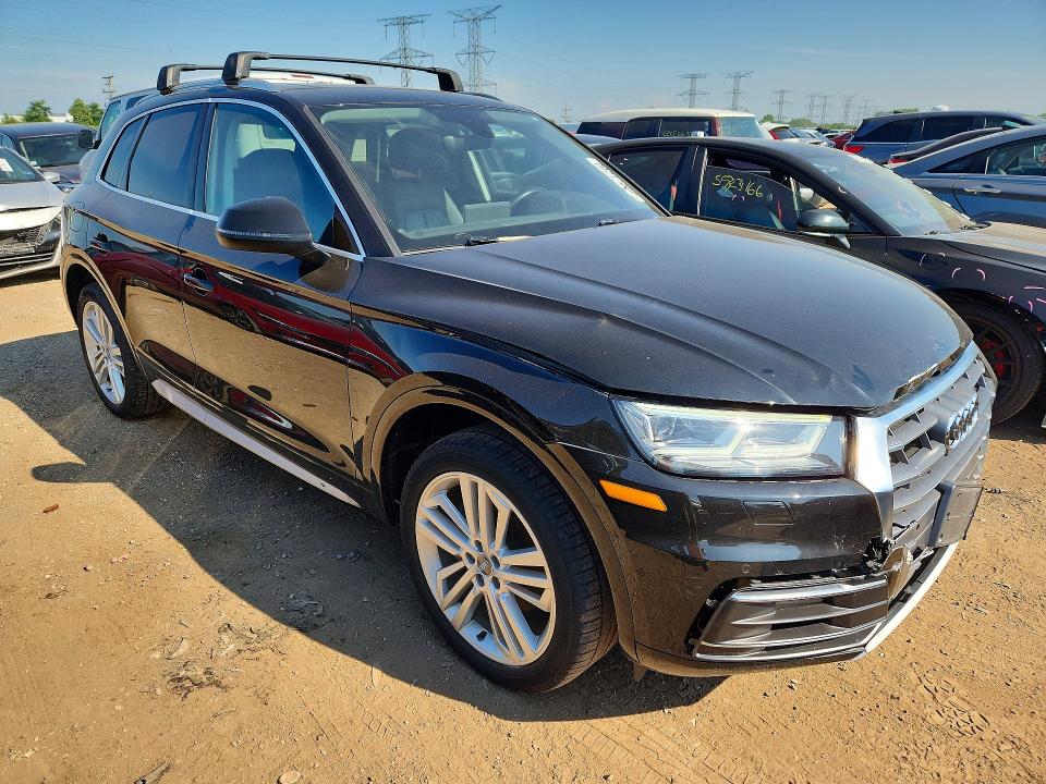 2018 Audi Q5 VIN WA1BNAFYXJ2148394 COPART salvage auction — FRONT END, Il - Salvage Certificate, sold $4,350 on 2026-07-30 (photo 4)