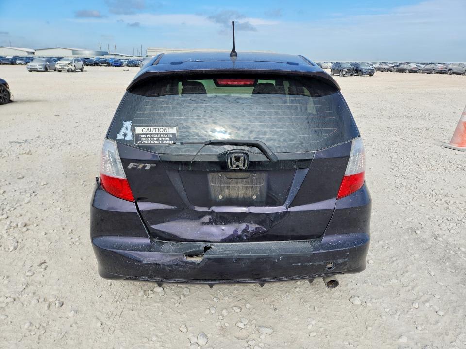 2013 Honda Fit VIN JHMGE8G53DC029995 COPART salvage auction — REAR END, Tx - Salvage Vehicle Title, sold $650 on 2026-07-23 (photo 6)