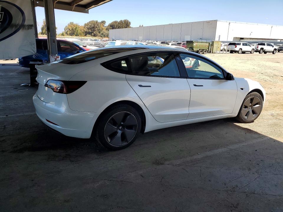 2023 Tesla Model 3 VIN 5YJ3E1EA5PF580153 COPART salvage auction — MINOR DENT/SCRATCHES, CA - CERTIFICATE OF TITLE (P), sold $15,200 on 2026-07-20 (photo 3)