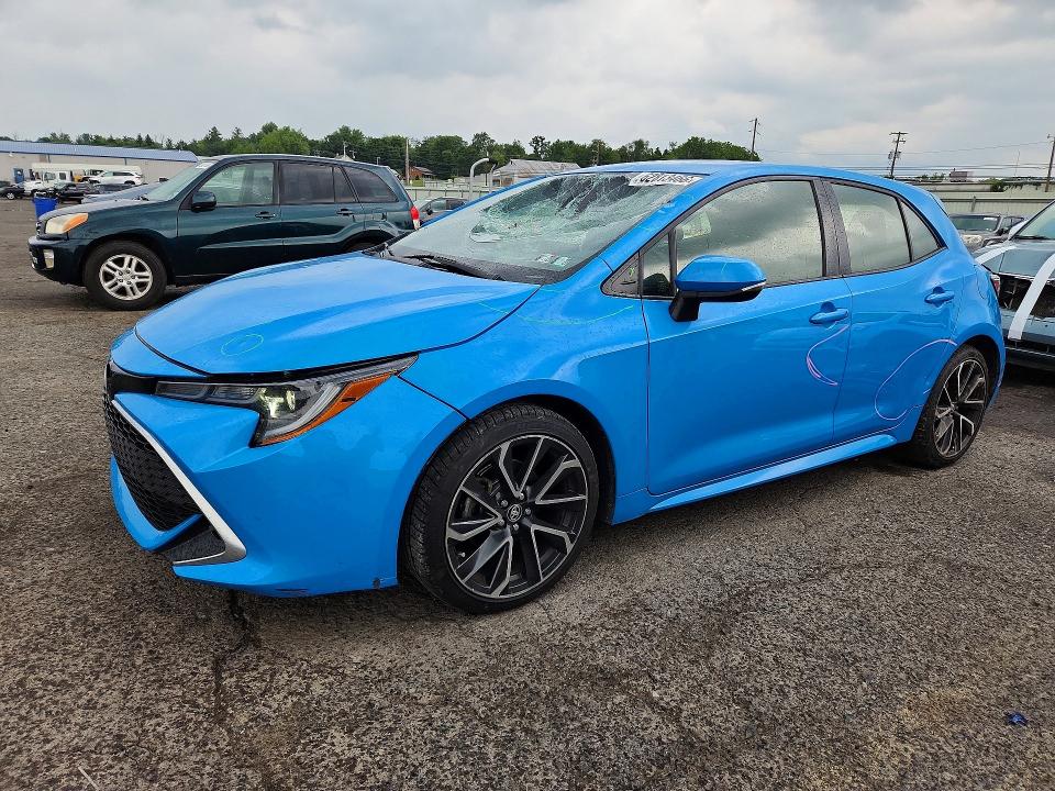 2021 Toyota Corolla VIN JTNC4MBE5M3120281 COPART salvage auction — FRONT END, Pa - Certificate Of Salvage, sold $6,600 on 2026-07-31 (photo 1)