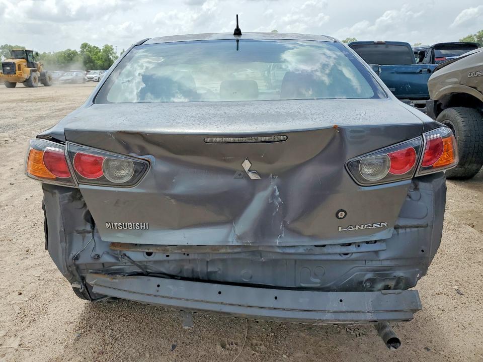 2010 Mitsubishi Lancer VIN JA32U1FU9AU032659 COPART salvage auction — FRONT END, Tx - Salvage Vehicle Title, sold $225 on 2026-07-21 (photo 6)
