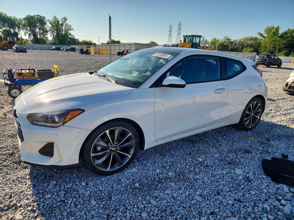 2019 Hyundai Veloster VIN KMHTG6AF0KU012803 COPART salvage auction — MINOR DENT/SCRATCHES, Oh - Cert Of Title-Rebuilt Salvage (P), sold $4,450 on 2026-08-29 (photo 1)