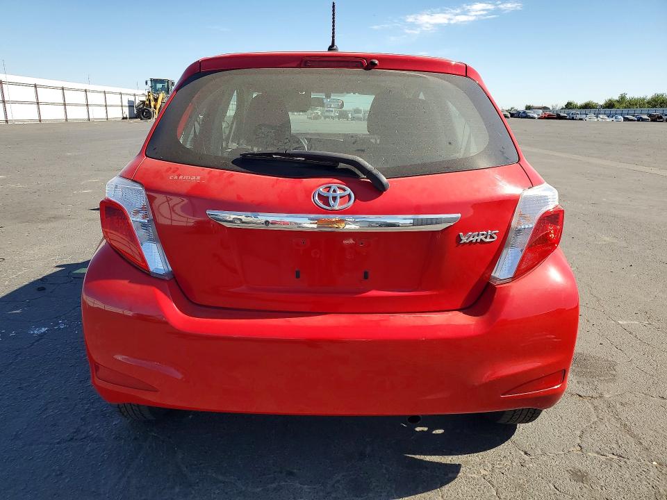 2014 Toyota Yaris VIN VNKKTUD30EA007924 COPART salvage auction — FRONT END, CA - SALVAGE CERTIFICATE, sold $1,900 on 2026-07-20 (photo 6)