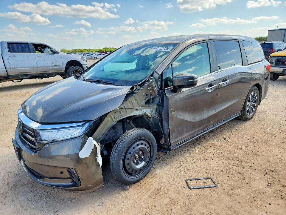 2022 Honda Odyssey VIN 5FNRL6H78NB041097 — COPART salvage auction photo