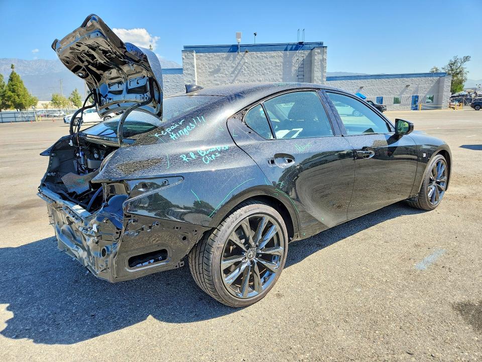 2025 Lexus Is VIN JTHGZ1B2XS5087550 COPART salvage auction — REAR END, Ca - Salvage Certificate, sold $19,200 on 2026-09-25 (photo 3)