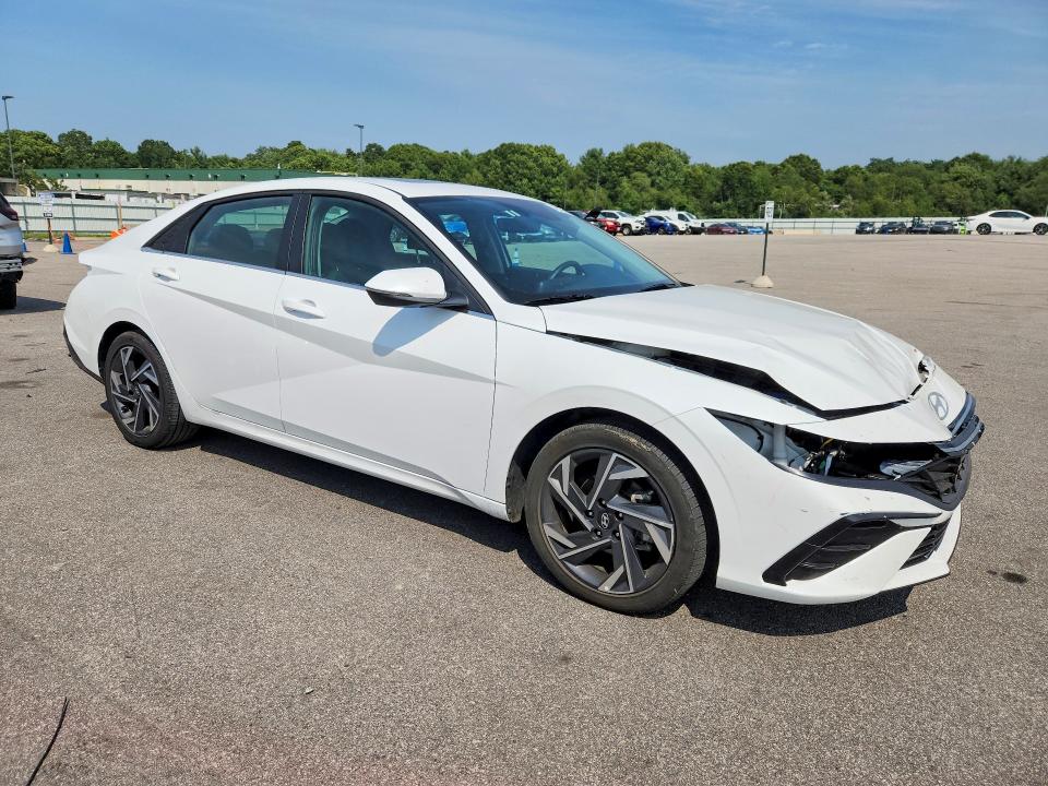 2025 Hyundai Elantra VIN KMHLP4DG9SU028989 COPART salvage auction — FRONT END, Oh - Certificate Of Title, sold $13,900 on 2026-07-20 (photo 4)