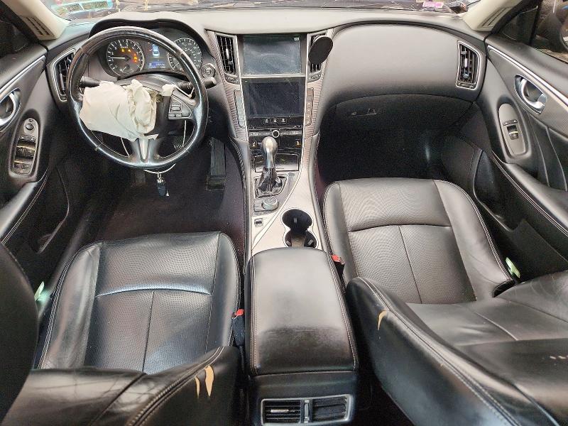 2014 Infiniti Q50 VIN JN1BV7AR2EM680972 COPART salvage auction — FRONT END, Pa - Certificate Of Salvage, sold $400 on 2026-07-14 (photo 8)