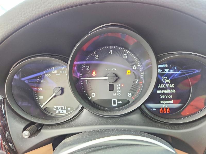 2023 Porsche Macan VIN WP1AA2A52PLB00938 COPART salvage auction — REAR END, Tx - Salvage Vehicle Title, sold $27,000 on 2026-09-11 (photo 9)