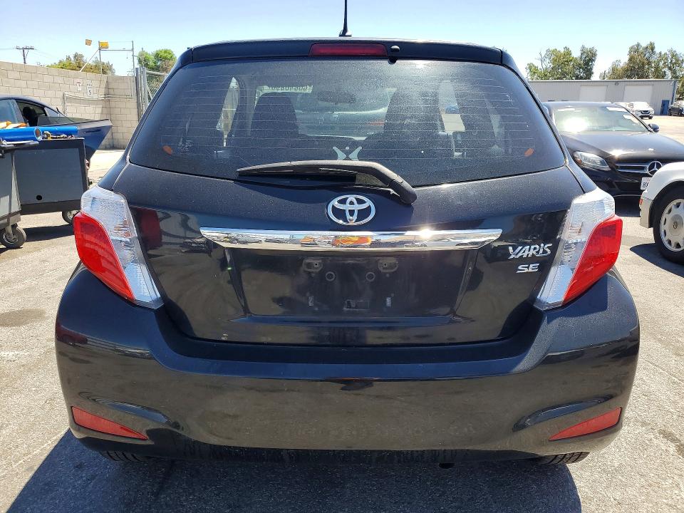 2012 Toyota Yaris VIN JTDJTUD32CD505266 COPART salvage auction — FRONT END, Ca - Salvage Certificate, sold $1,450 on 2026-07-23 (photo 6)