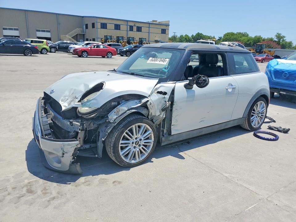 2015 Mini Cooper VIN WMWXM5C51FT941341 COPART salvage auction — FRONT END, TX - SALVAGE VEHICLE TITLE (P), sold $1,200 on 2026-08-13 (photo 1)